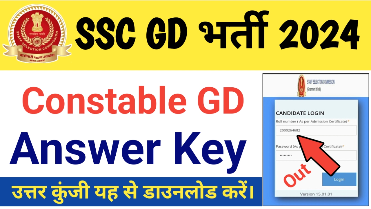 SSC GD Answer Key 2024