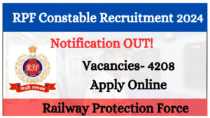 RPF Constable Recruitment 2024