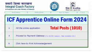 ICF Apprentice Online Form 2024