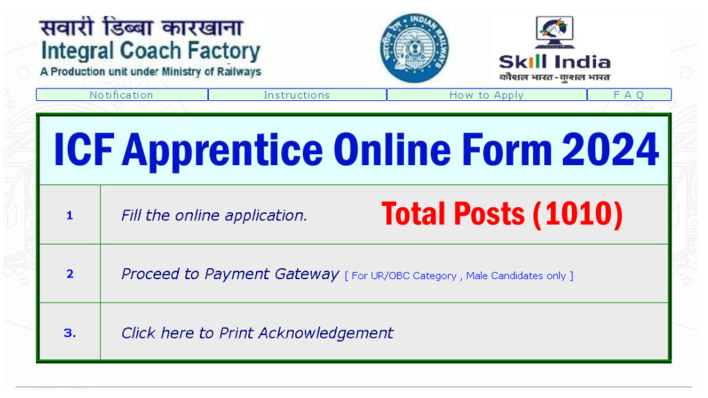 ICF Apprentice Online Form 2024