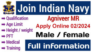 Indian Navy Agniveer MR Online Form 2024