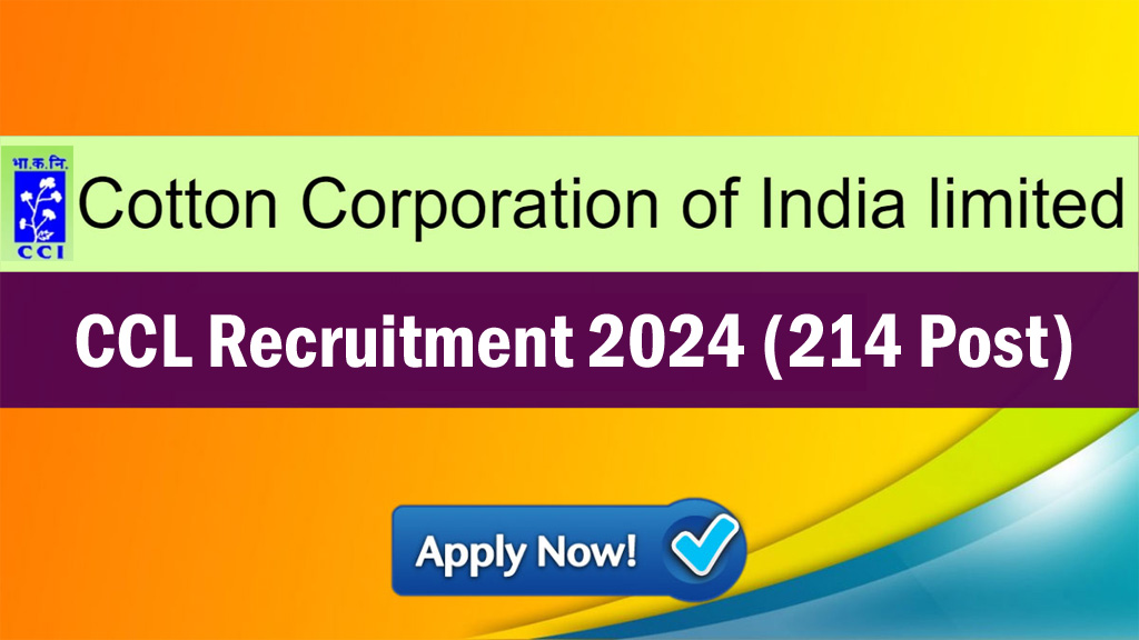 Cotton Corporation of India Recruitment 2024