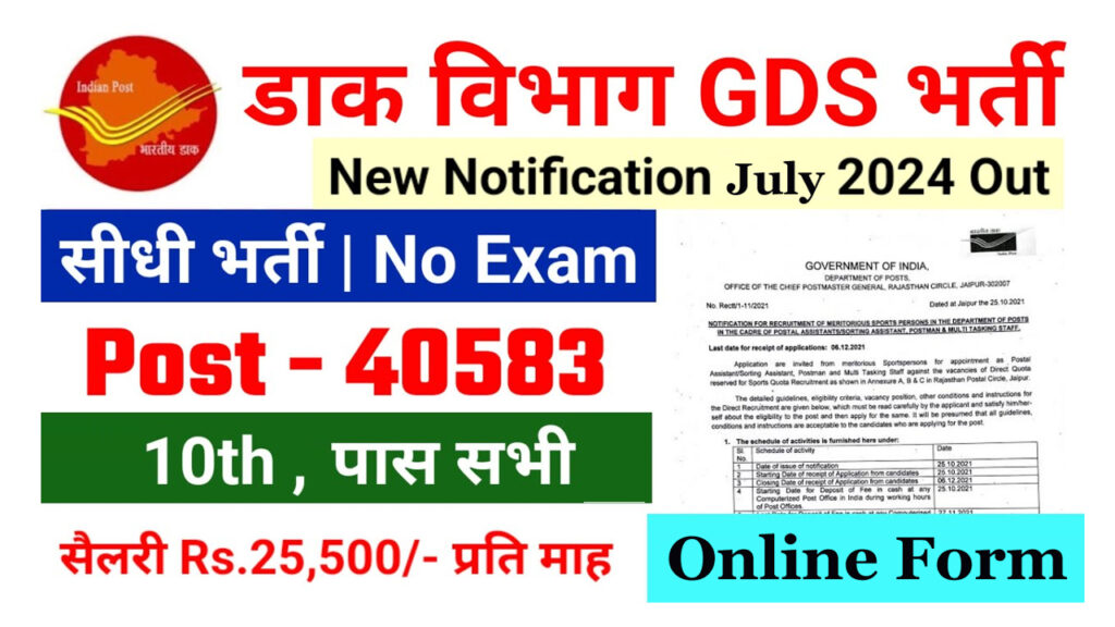 India Post GDS Recruitment 2024