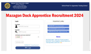 Mazagon Dock Apprentice Recruitment 2024