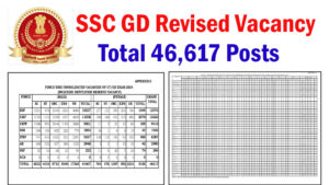 SSC Constable GD Revised Vacancies 2024