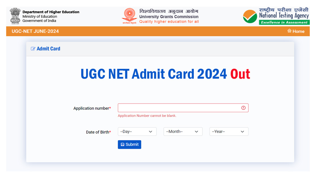 UGC NET Admit Card 2024