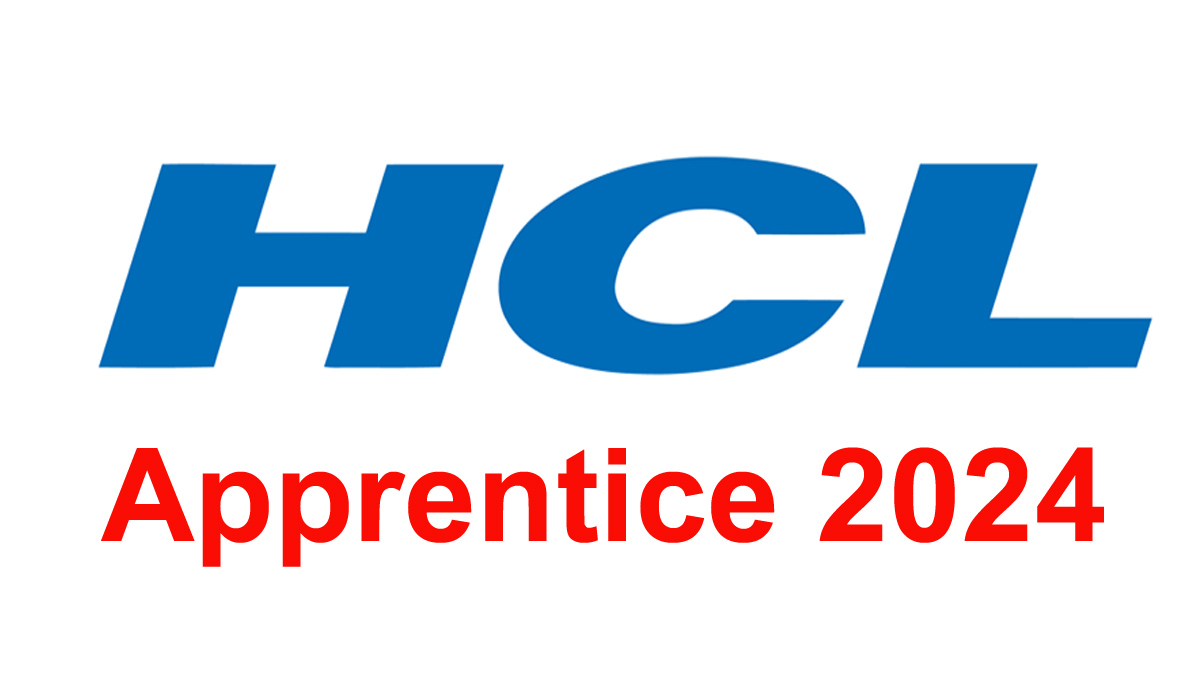 HCL Apprentice Recruitment 2024