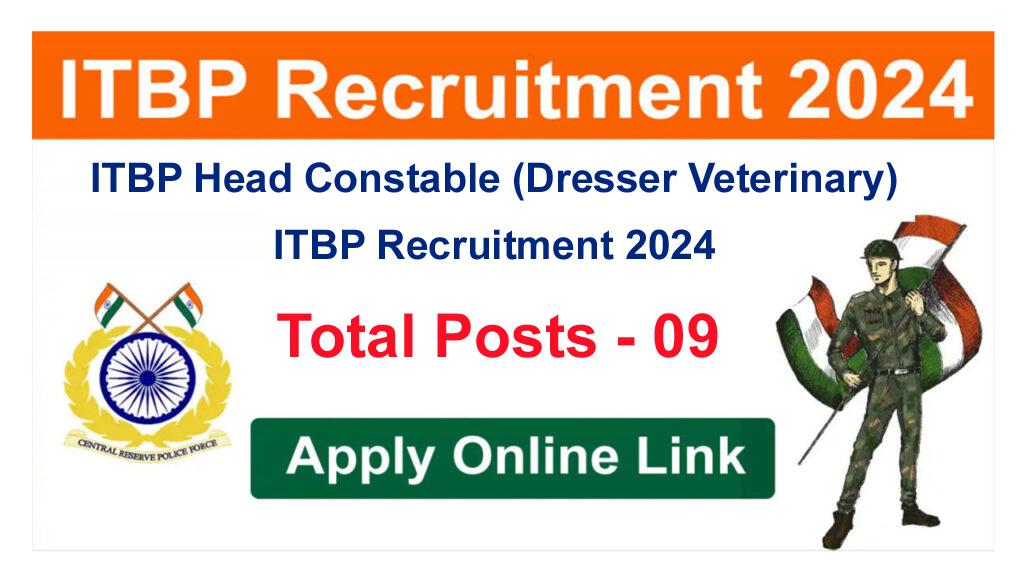 ITBP HC Veterinary Recruitment 2024