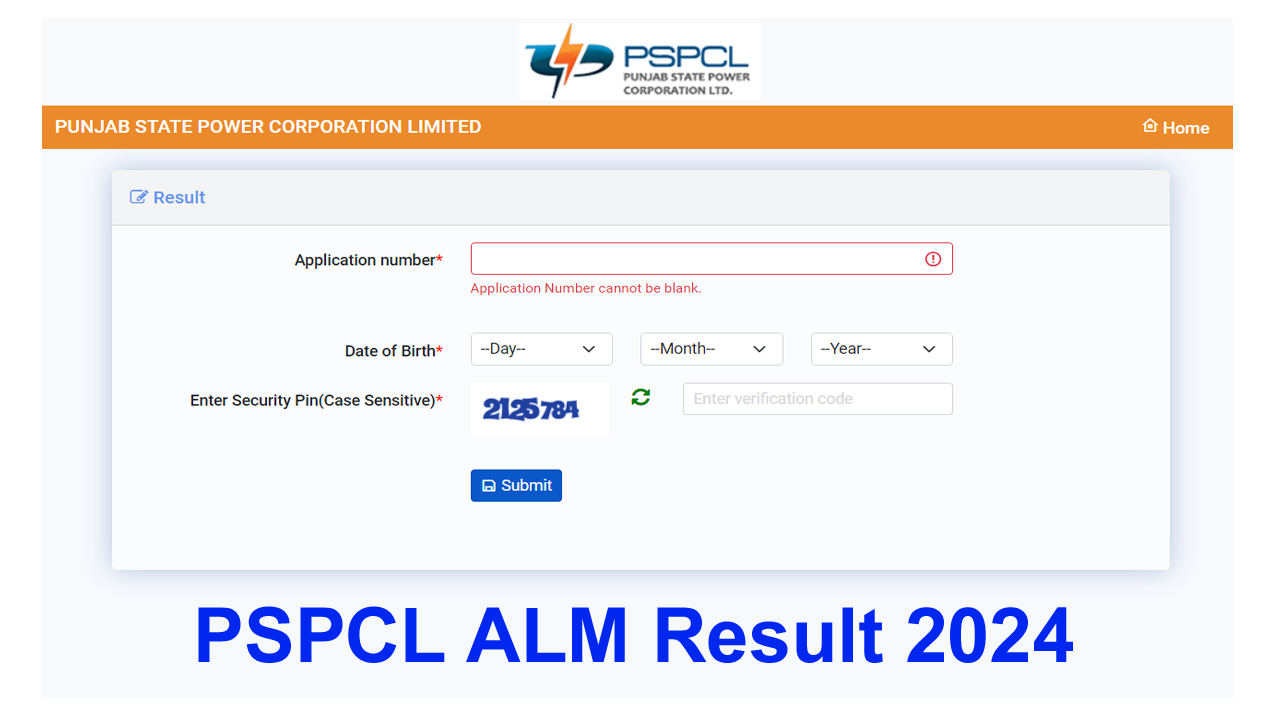 PSPCL ALM Result 2024