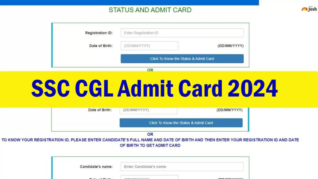 SSC CGL Admit Card Download 2024