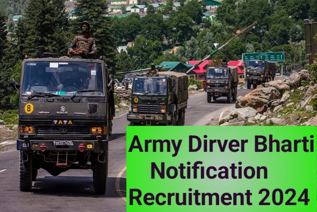 Indian Army Driver Recruitment 2024