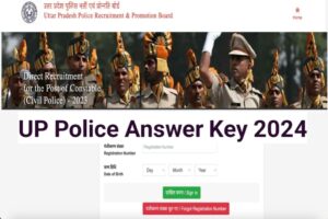 UP Police Constable Answer key 2024