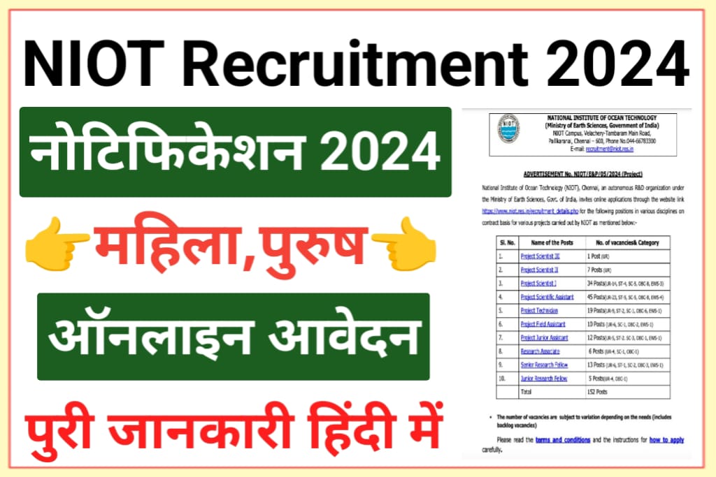 NIOT Recruitment 2024