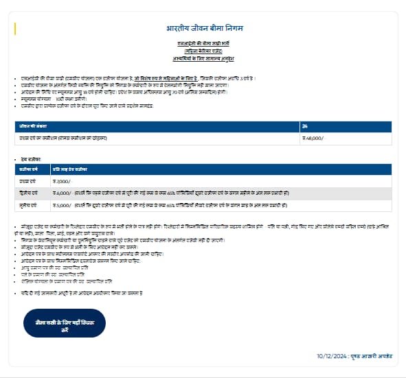 LIC Bima Sakhi Yojana 2025