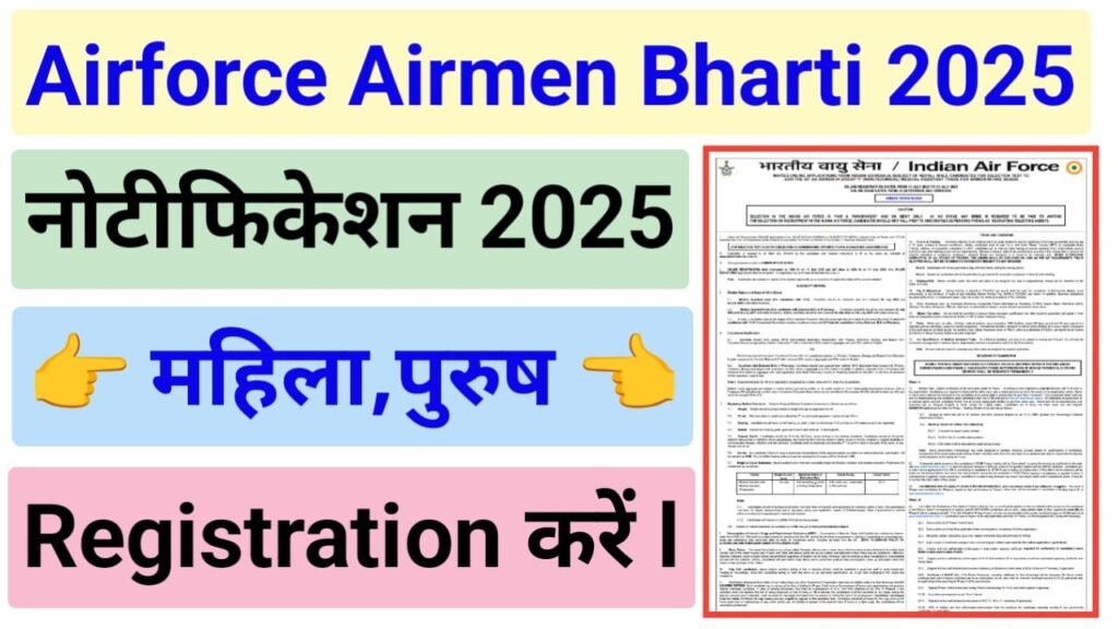 Indian Air Force Airmen Recruitment 2025